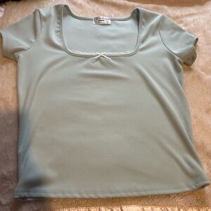 Electric Family Light Blue Short Sleeve Top